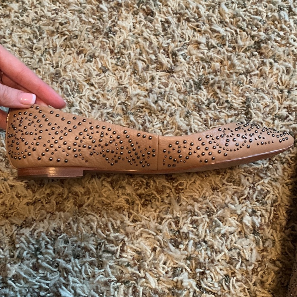 Coach Rory Studded Pointy Toe Flats - Picture 5 of 9